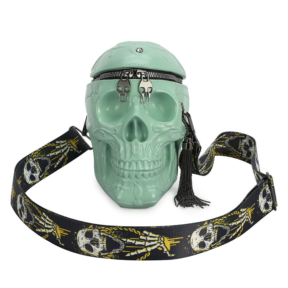 Skull Tassel Small PU Shoulder Bag