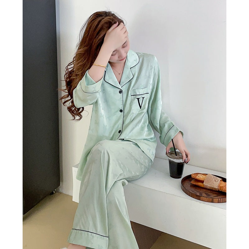 Ladies Sweet Ice Silk Pajamas