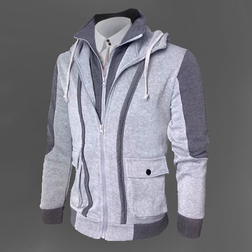 Casual Men’s Slim Fit Cotton Lined Hooded Jacket Coat