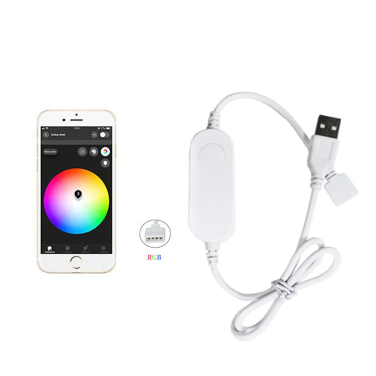 RGB Lamp With Self Adhesive TV Atmosphere USB