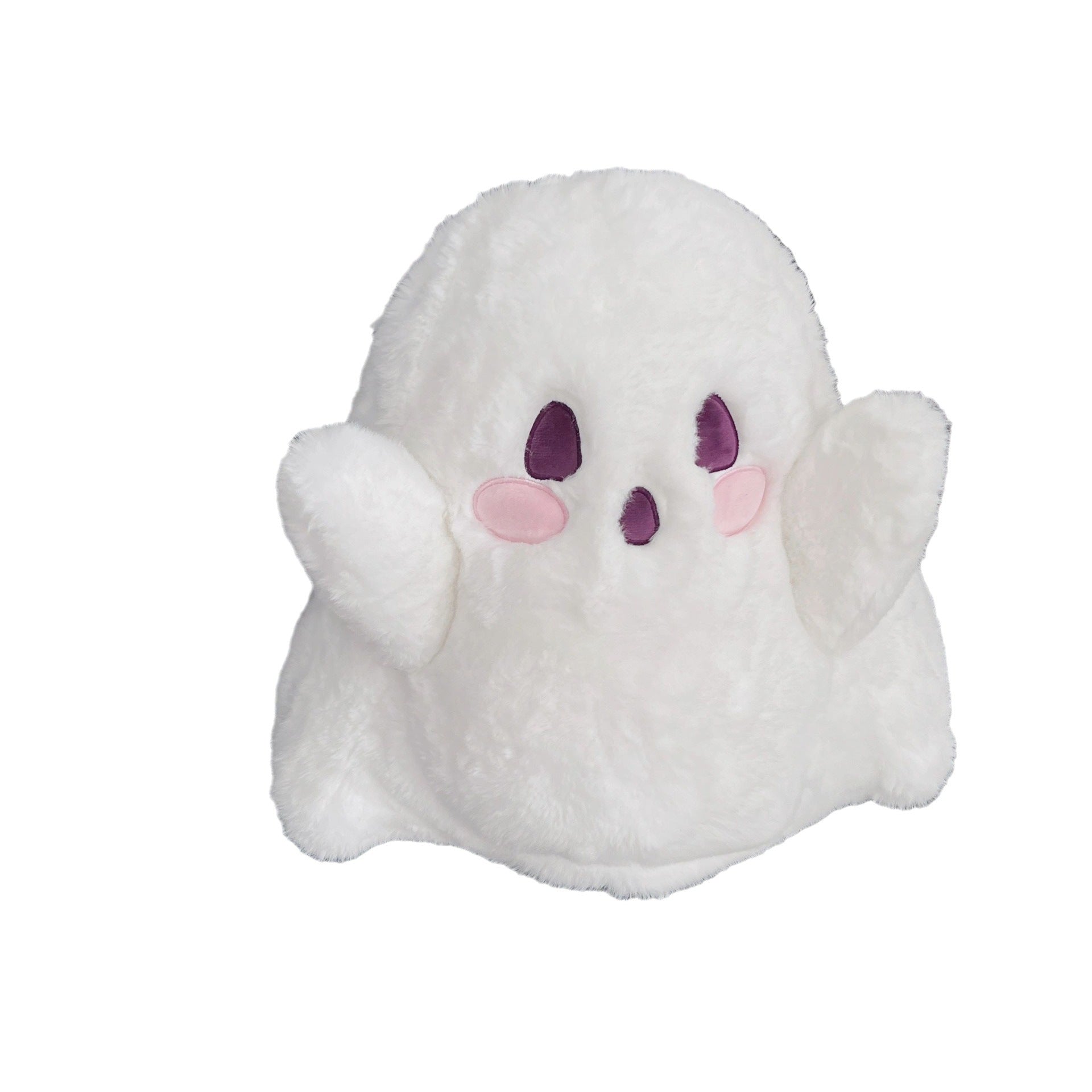 Halloween Cute Milky White Plush Ghost Cartoon Backpack