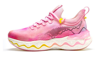 Women's Cushioned Running Shoes with Thick Rubber Soles, Sizes 39-45