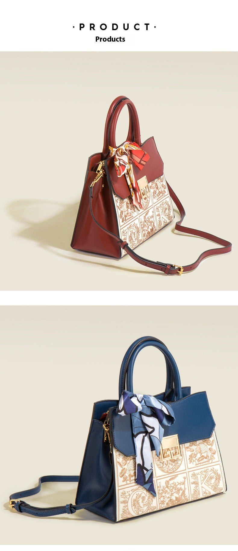 Sac à main élégant en cuir PU de haute qualité pour la fête des mères