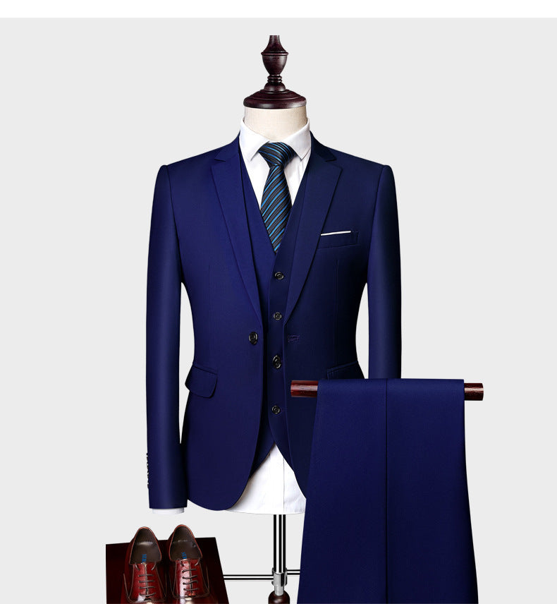 Men's Ruffian Handsome Casual Suit Full Set