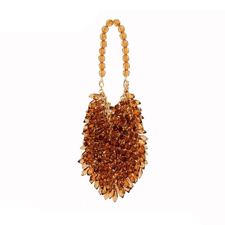 Sweet Fashion Beaded Women's Dinner Clutch Bag Small 12x13x2cm