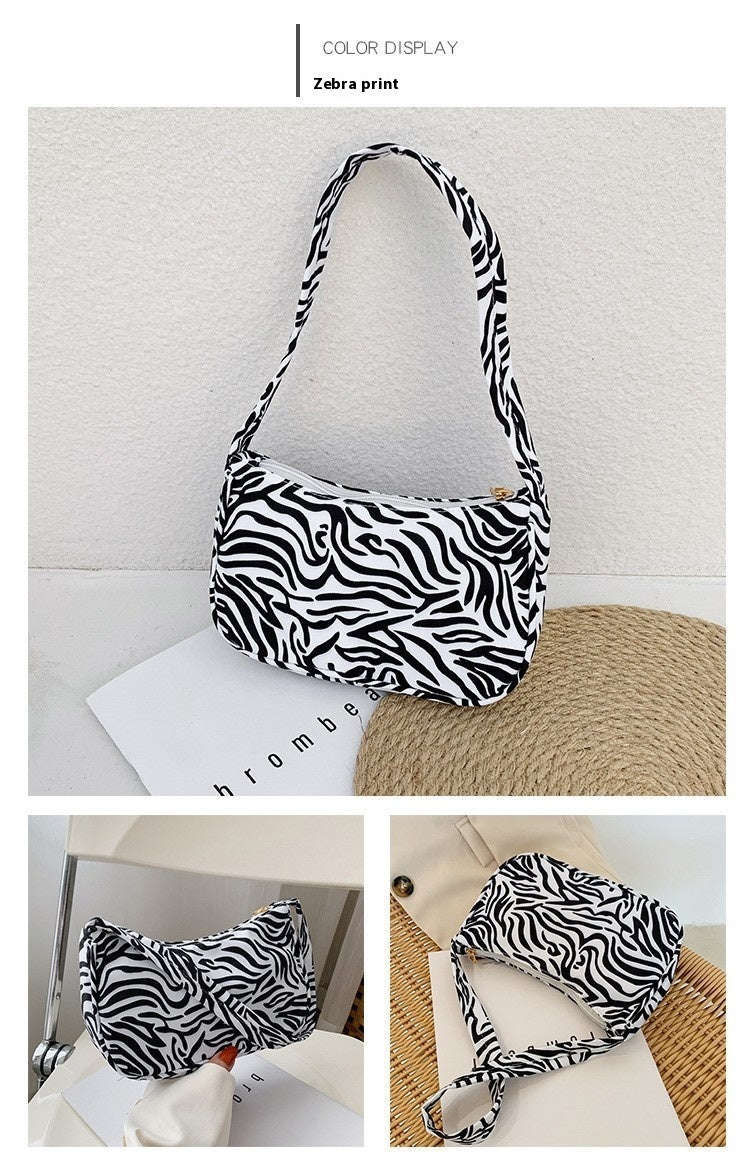 Summer New Fashion Underarm Bag Printing Shoulder Bag