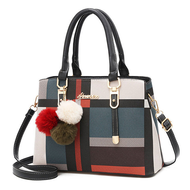 Sac bandoulière en cuir PU avec nœud, collection automne