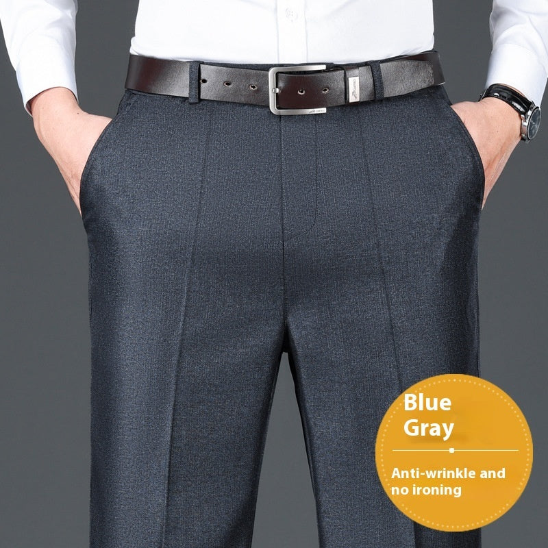 Men's Loose Straight Casual Business Pants