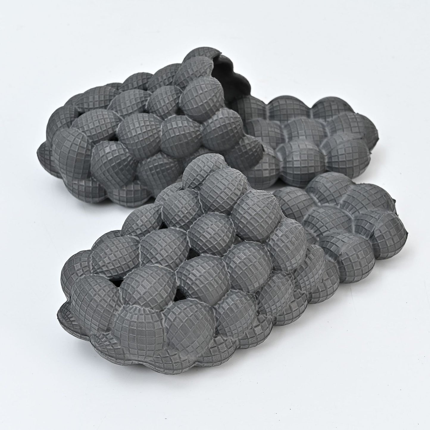 New Summer Fashion Massage Mesh Bubble Bathroom Slides Anti-Skid Slippers