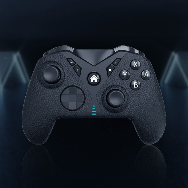 Wireless Game Controller with Leather Pattern and Type-C Interface
