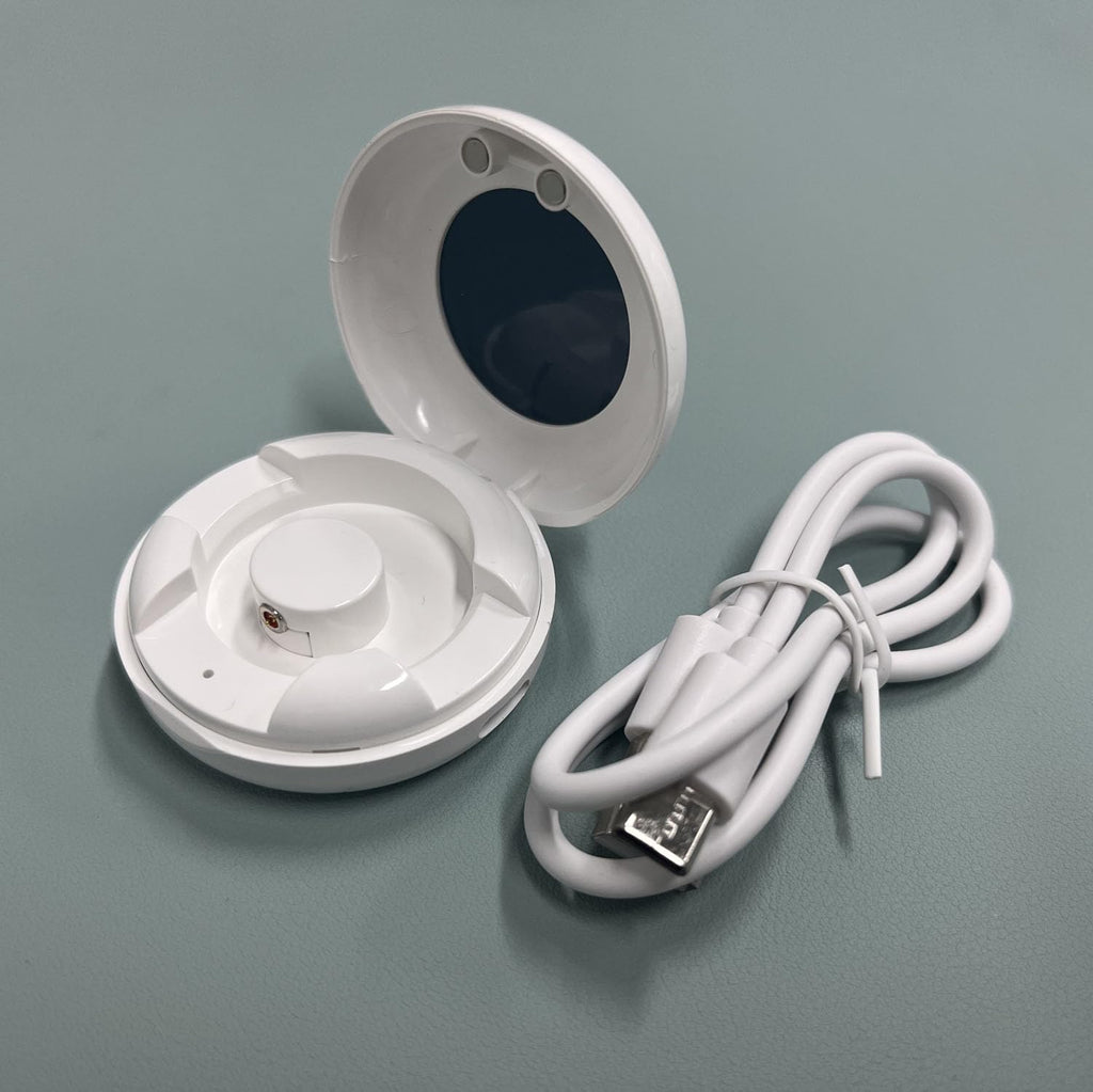 Smart Ring Charging Case with Magnetic Port, Fast 200mAh Portable Charger for COLMI R02 R06 R11M R8 Fitness Rings