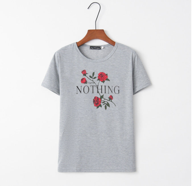 Women’s Summer Casual Cotton Loose Short Sleeve Blouse Top