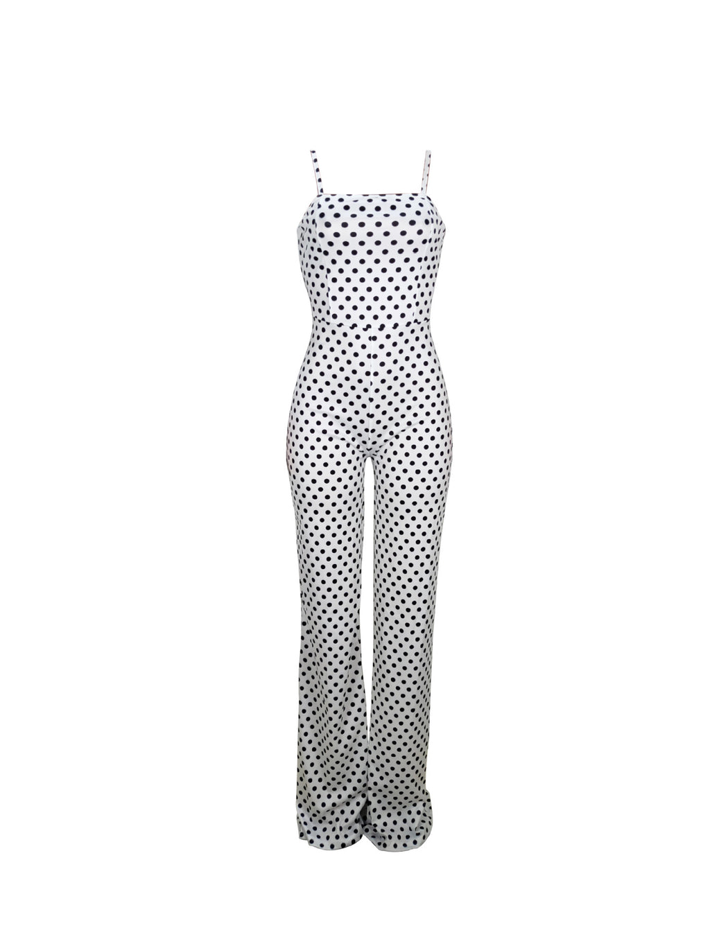 Blotted Print Wrap Chest Loose Jumpsuit Overalls