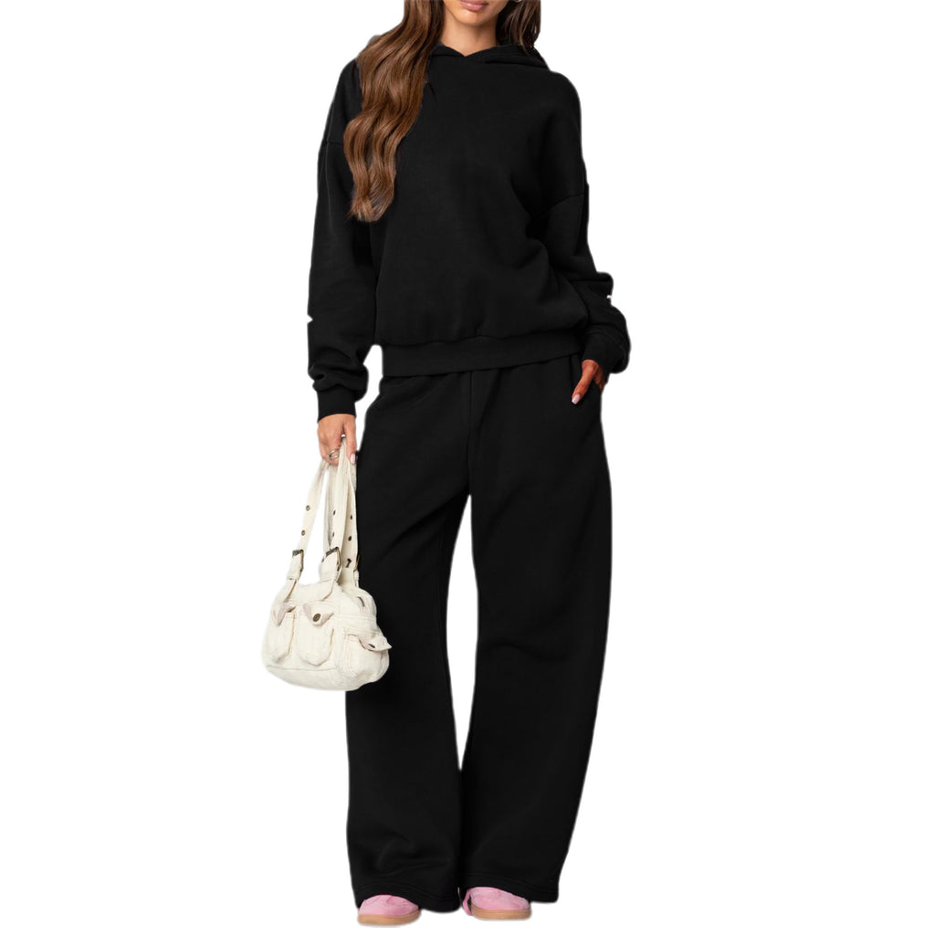 Women's Round Neck Long Sleeve Loose Thick Sweater