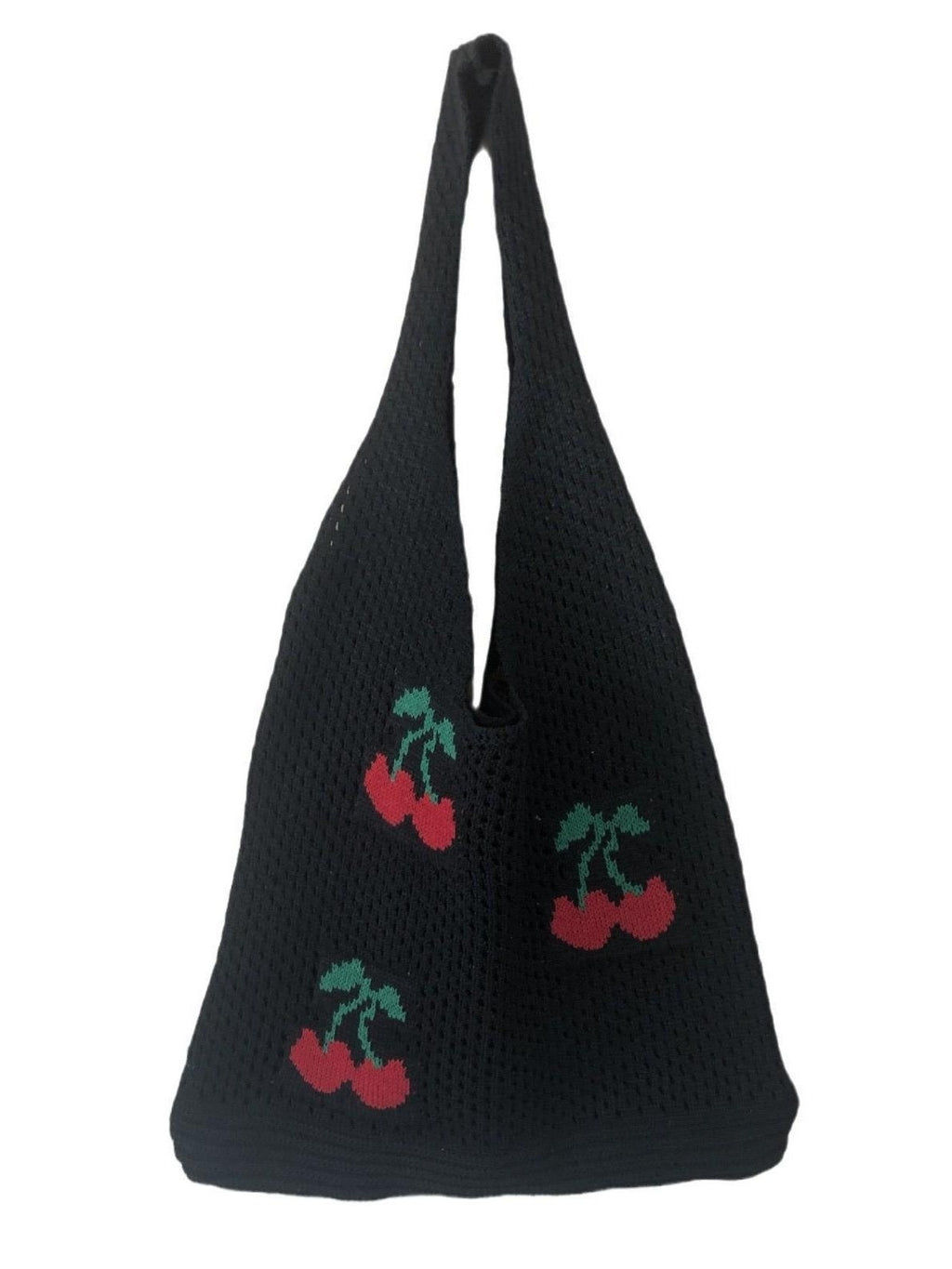 Strawberry Knitted Hollow Bag Polyester Urban Simplicity