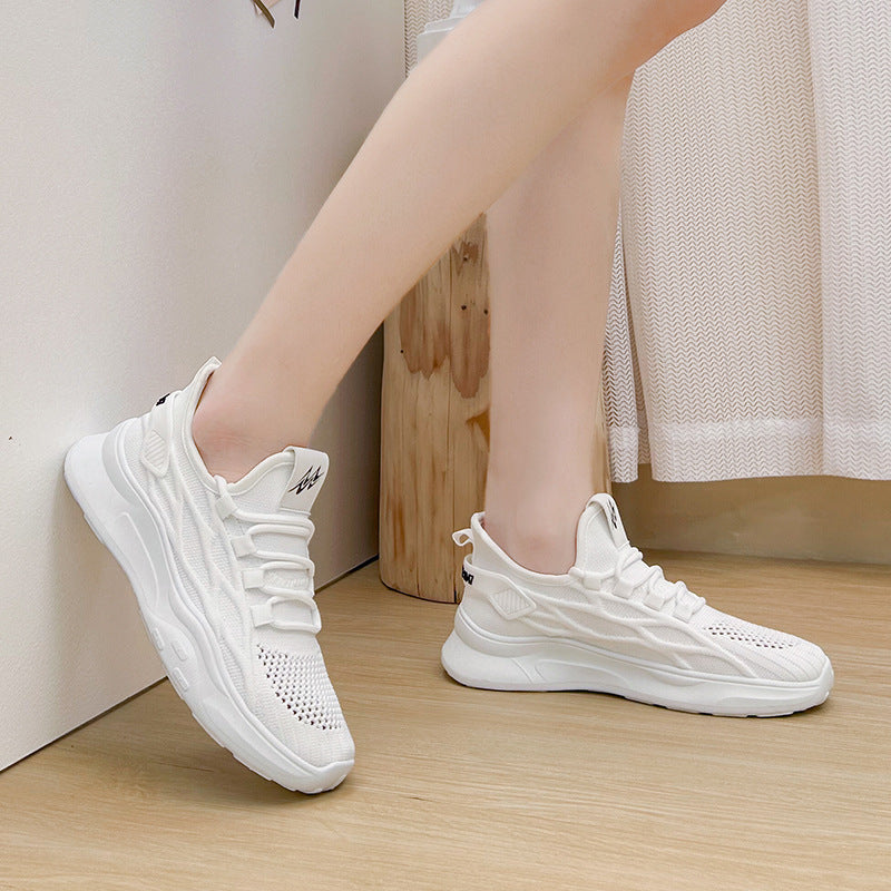 Breathable Women's Casual Sneakers Low Top Student Shoes
