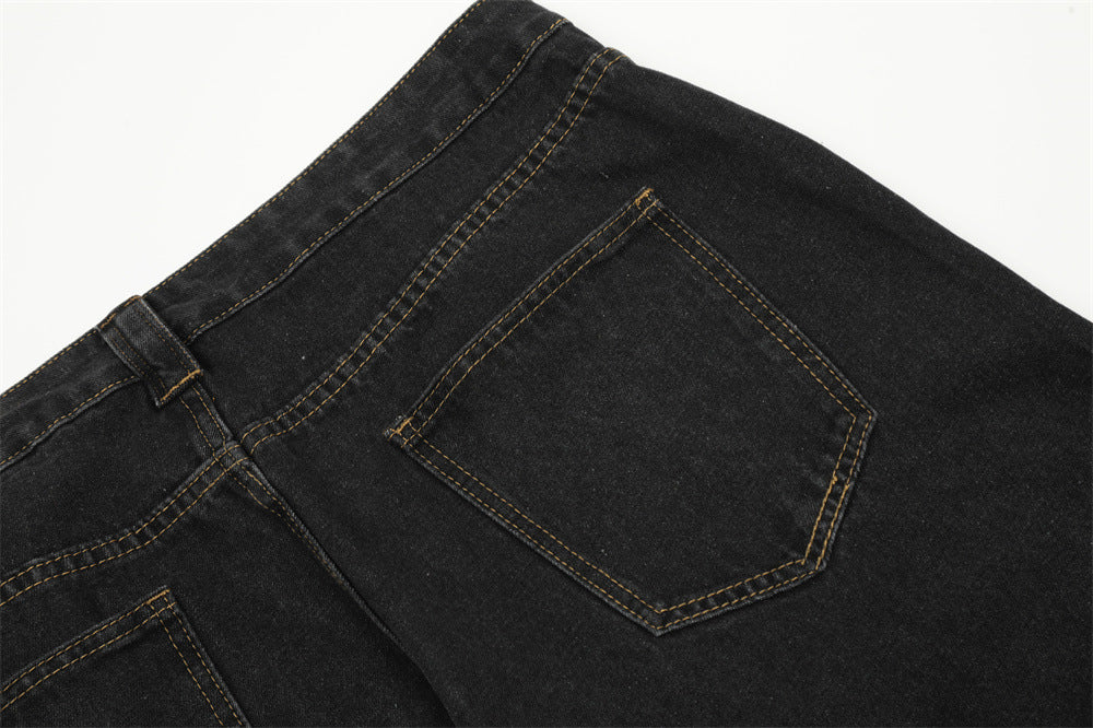 Loose Wide Leg Denim Jeans for Men