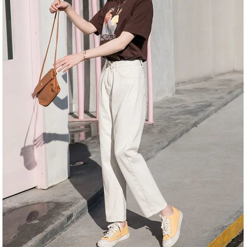 Loose Design High Waist Flared Jeans