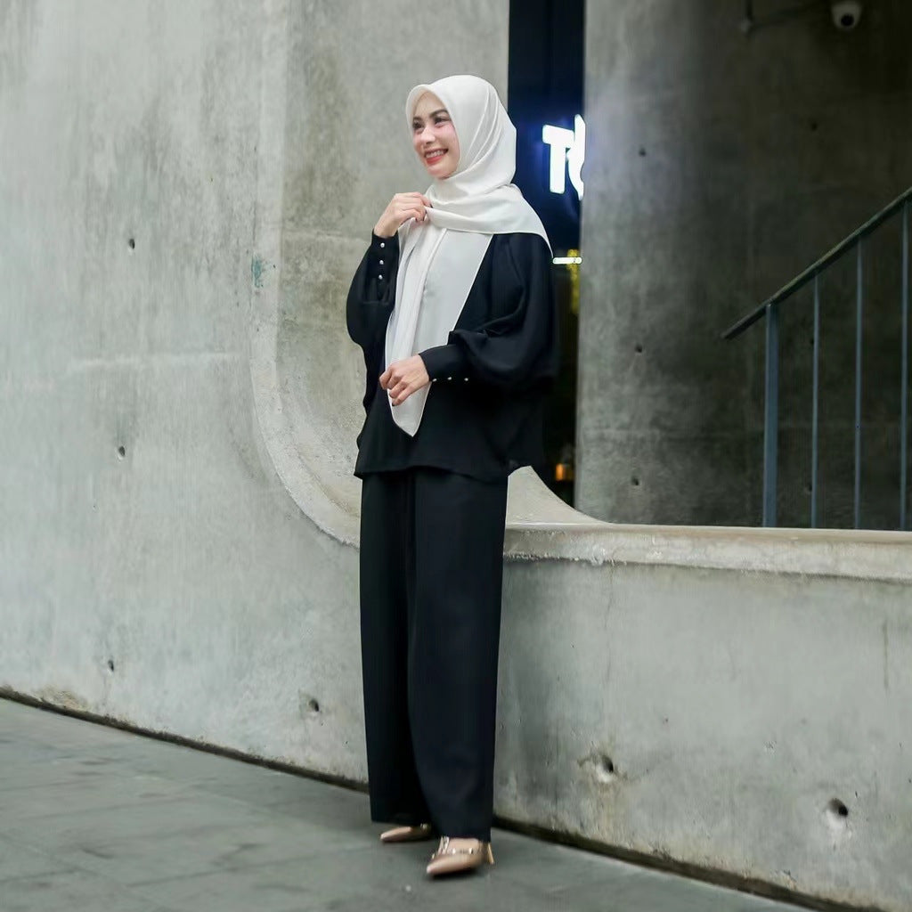 Muslim Loose Leisure Two-piece Suit