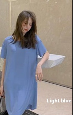 Ice Silk Dress Women's Summer Simplicity Pajamas