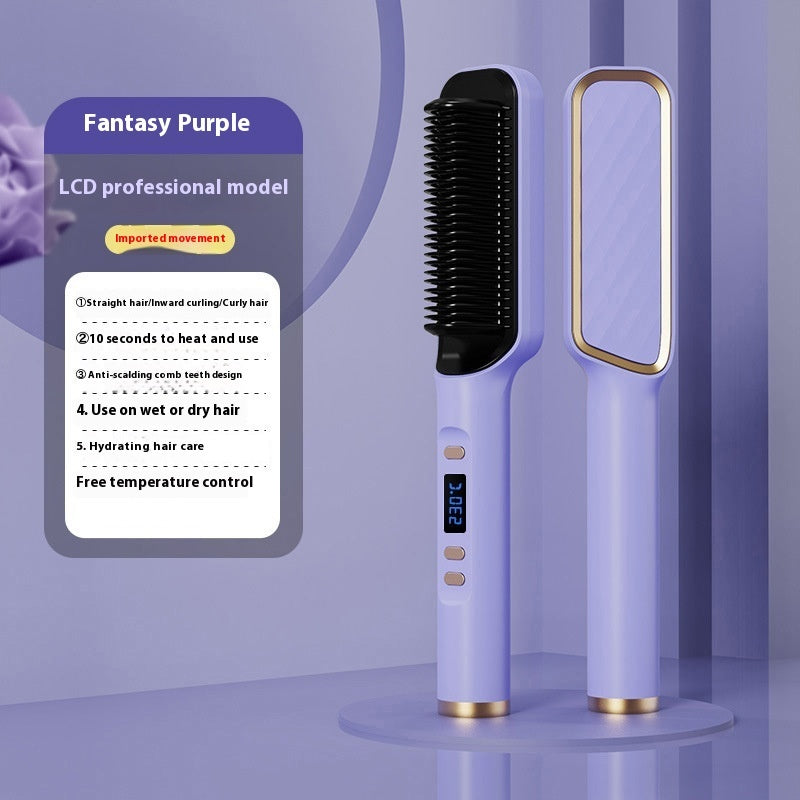 Negative Ion Hair Straightening Comb - Gentle on Hair