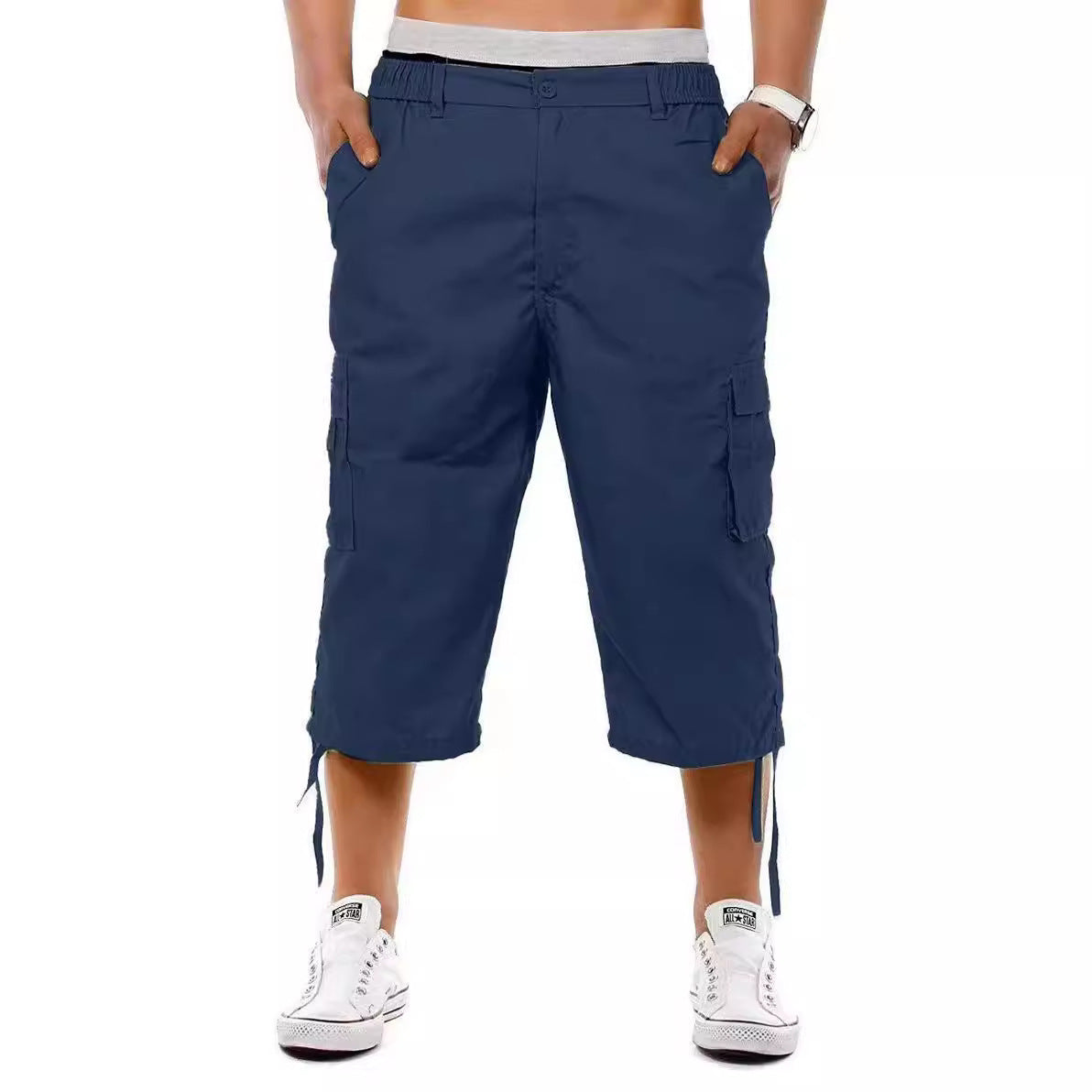 Men's Casual Multi-pocket Workwear Shorts Loose Outdoor Casual Pants