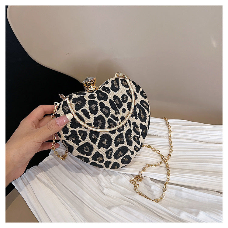 Internet Celebrity Women's Heart-Shaped Crossbody Shoulder Bag