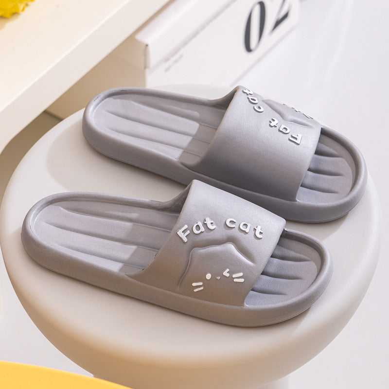 Cute Cartoon Wear-resistant Breathable EVA Home Slippers