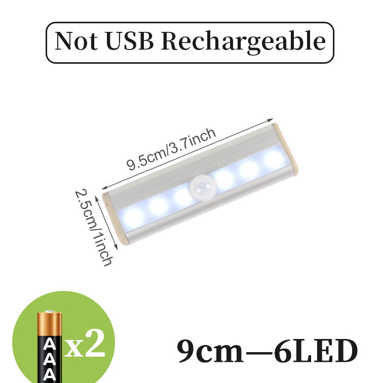 LED Sensor Light Bar with USB Charging and Motion Detection
