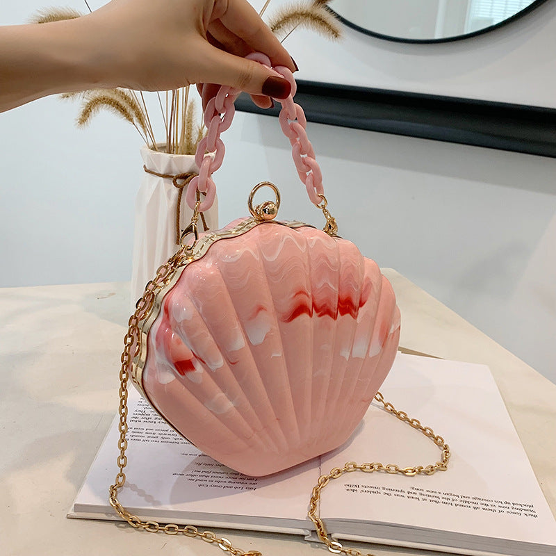Sac bandoulière à chaîne unie à épaule unique disponible en plusieurs couleurs