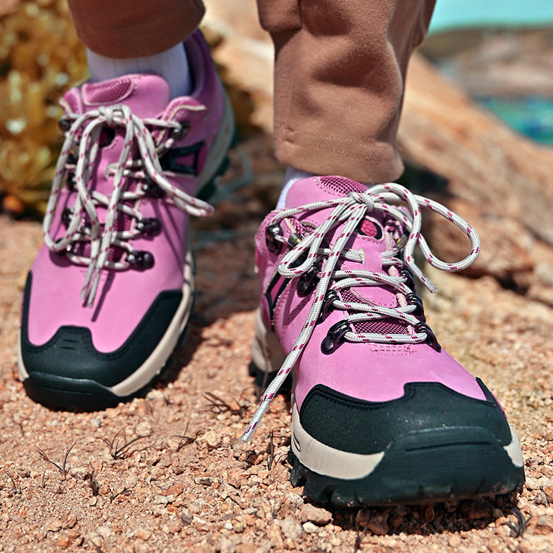 Men's Non-Slip Wear-Resistant Low-Top Casual Hiking Shoes