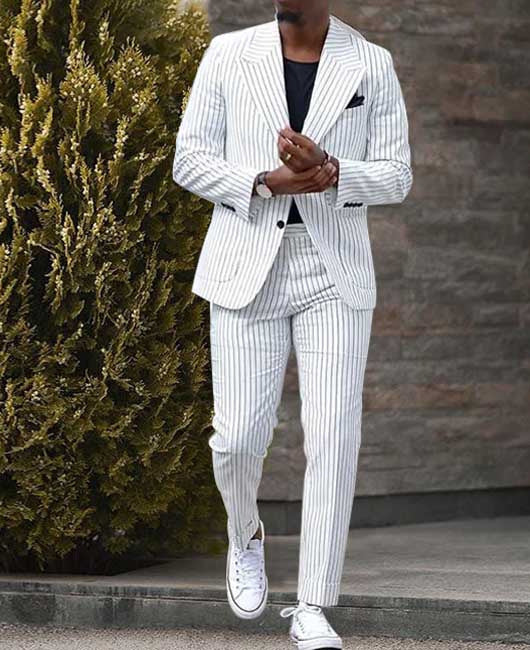 Men's Modern Two-Piece Nylon Suit for Spring & Autumn