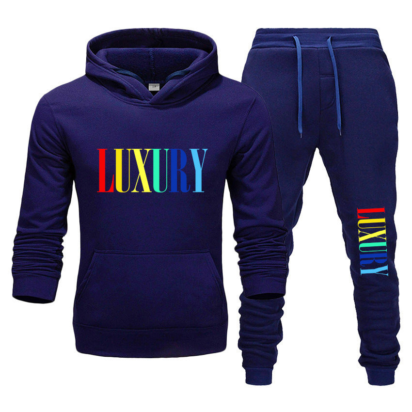 Hooded Printed Pullover Sweater for Men and Women