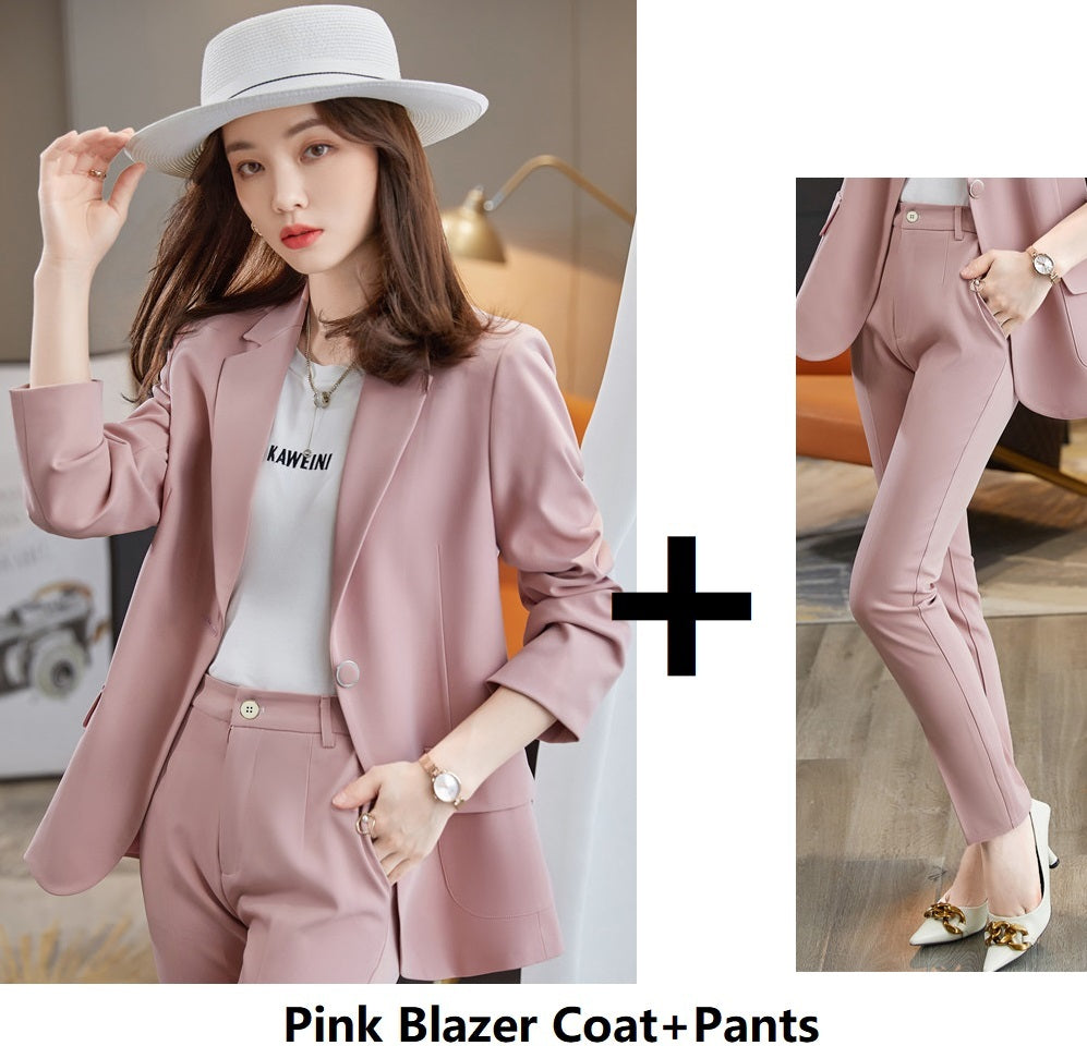 Ensemble deux pièces pour femme, mode décontractée et professionnelle