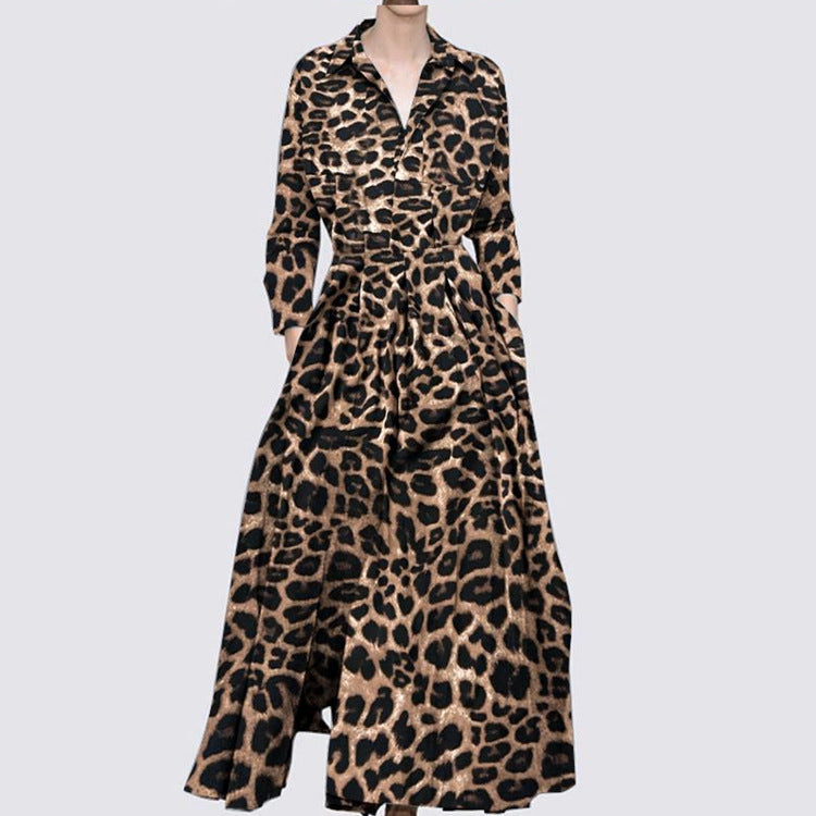 Robe de vacances élégante à pois pour femme