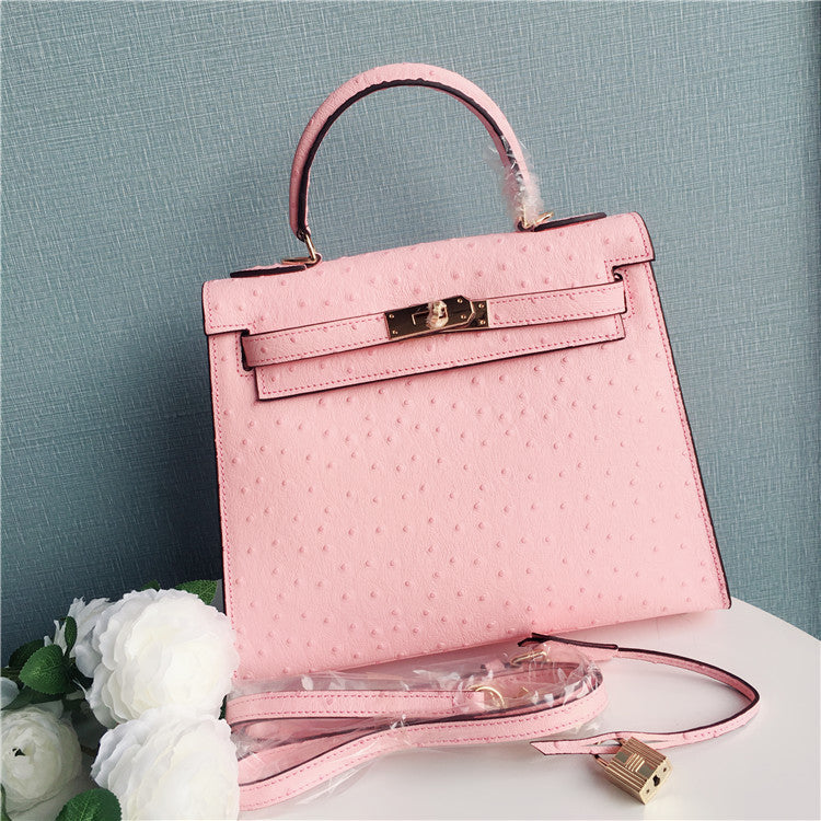 Sac bandoulière en cuir de vachette double couche 25-28cm