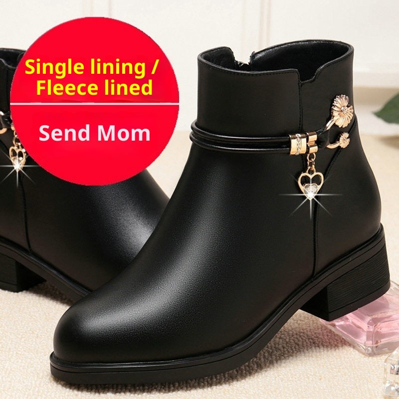 Martin Boots Black Anti-Slip Comfortable Low Top