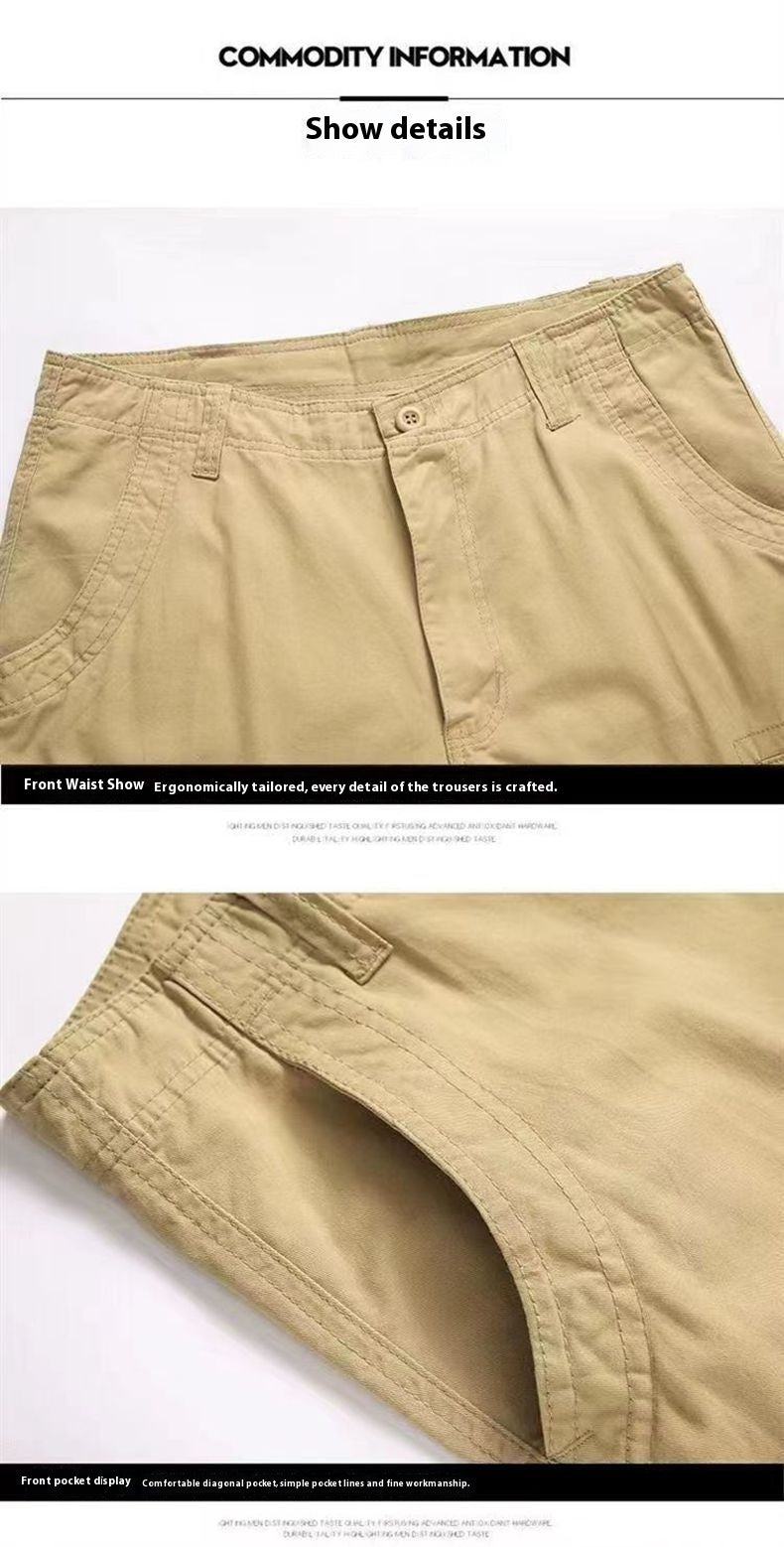 Men's Cotton Workwear Shorts Casual Sports Pants