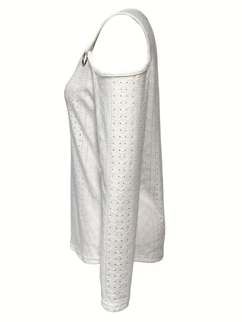 Ladies' Off-the-shoulder Long-sleeved Top