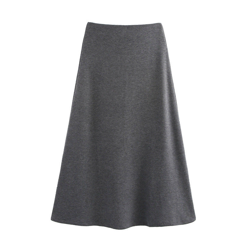 Ensemble haut et jupe mi-longue à détails noués pour femme