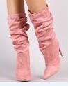 Bottes mi-hautes pointues à talons hauts pour femmes