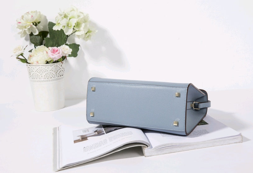Spring Summer Portable Leather Shoulder Messenger Handbag