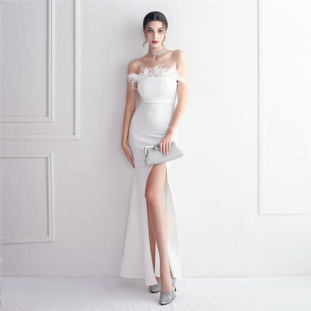 Slim Fit Fishtail Dress for Breast Dressing Appreciation Feast