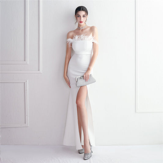 Breast Dressing Appreciation Feast Slim Fit Fishtail Skirt