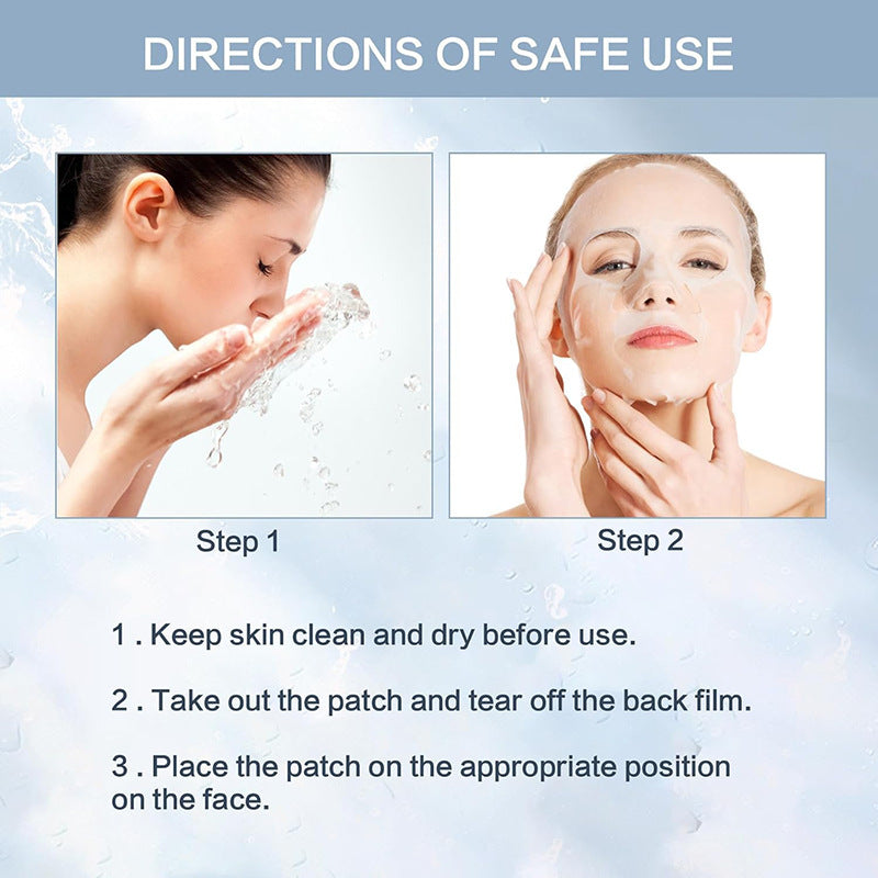 Masque facial anti-rides au collagène, soin anti-âge, atténue les ridules, lifte, raffermit et illumine la peau