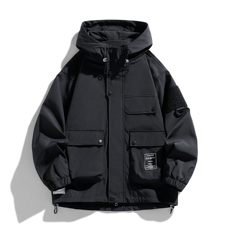 Straight Hem Spring & Autumn Jackets in Multiple Colors and Sizes
