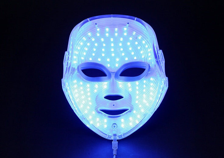 Photon IPL Skin Rejuvenation Instrument White Colorful LED Mask 25x20x16cm