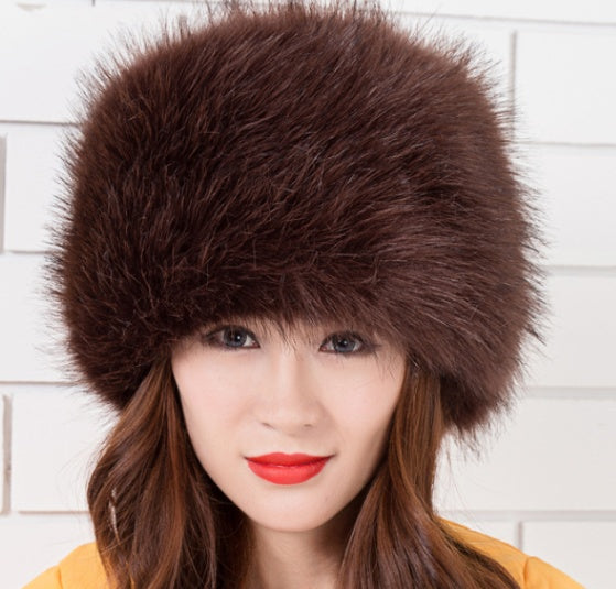 Chapeau Dôme Mixte Renard Fourrure Lei Feng