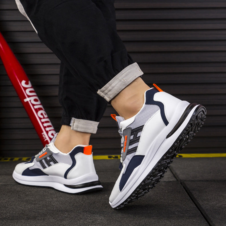 Men's White Sports Sneakers Running & Walking Shoes