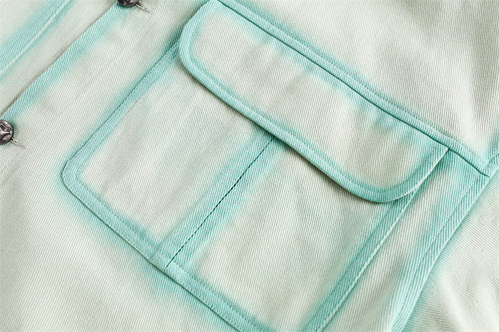 Hand-painted Outline Coat For Men